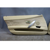 Damaged 2003-2008 BMW E85 E86 Z4 Interior Door Panel Card Trim Pair Beige OEM