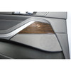 2023-2025 BMW G07 X7 LCI Left Rear Door Panel Trim Skin Black Sensafin Shade OEM