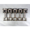 09-13 BMW E70 X5 E90 335d M57 6Cyl Diesel Piston and Connecting Rod Set of 5 OEM