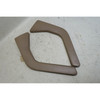 96-02 BMW Z3 Roadster Coupe Center Console Side Trim Wing Pair Beige Leather OEM