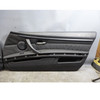 2007-2013 BMW E92 3-Series Coupe Front Interior Door Panel Pair Black Leather OE