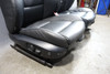 2007-2013 BMW E92 3-Series Coupe Sports Front Seat Pair Black Leather Heat OEM