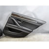 2011-2016 BMW F10 5-Series Sedan Rear Interior Door Panel Trim Pair Black OEM