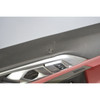 Damaged 21-24 BMW G22 4-Series Coupe Front Interior Door Panel Pair Red Leather
