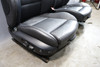 2006-2007 BMW E9x 3-Series 4dr Front Sports Seat Pair Black Leather Heat OEM