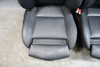 2006-2007 BMW E9x 3-Series 4dr Front Sports Seat Pair Black Leather Heat OEM