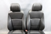 2006-2007 BMW E9x 3-Series 4dr Front Sports Seat Pair Black Leather Heat OEM
