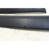 08-13 E9x BMW M3 2door Door Armrest Trim Partial Set Carbon Structure Leather OE