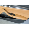 21-23 BMW G30 5-Series LCI Front Int Door Panel Trim Card Pair Cognac Brown OEM