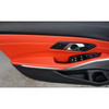 19-25 BMW G80 M3 G20 3-Series Front Interior Door Card Panel Pair Fiona Red OEM