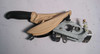 BMW E39 Emergency Handbrake Lever and Boot Beige Leather 1997-2003 USED OEM