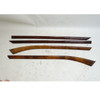 97-03 BMW E39 5-Series Factory Door Wood Trim Finisher Set Vavona Front Rear OEM