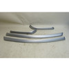 06-08 BMW E90 3-Series E91 Early Interior Armrest Trim Finisher Set Aluminum OEM