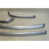 06-08 BMW E90 3-Series E91 Early Interior Armrest Trim Finisher Set Aluminum OEM