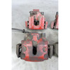 Painted BMW E28 Factory Brake Caliper Set Front Rear Red 1982-1988 OEM