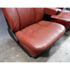 82-84 BMW E28 5-Series E23 Front Basic Seat Pair Left Right Cherry Red OEM