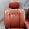 82-84 BMW E28 5-Series E23 Front Basic Seat Pair Left Right Cherry Red OEM