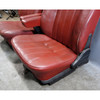 82-84 BMW E28 5-Series E23 Front Basic Seat Pair Left Right Cherry Red OEM