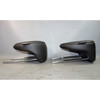 2007-2014 Mini Cooper Rear Headrest Pair Carbon Black Vinyl OEM