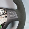 BMW E92 E90 M3 M-Sport Alcantara Suede Steering Wheel w/ Stripe for Manual Trans