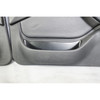 96-02 BMW Z3 Roadster Front Interior Door Panel Trim Skin Pair Black Leather OEM