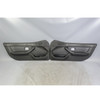 96-02 BMW Z3 Roadster Front Interior Door Panel Trim Skin Pair Black Leather OEM