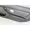 96-02 BMW Z3 Roadster Front Interior Door Panel Trim Skin Pair Black Leather OEM
