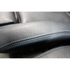 14-20 BMW F30 3-Series F36 Front Sport Seat Pair Black Leather w Blue Stitch OEM