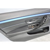 14-20 BMW F36 4-Series Gran Coupe Front Int Door Panels Black Leather Blue OEM