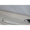 00-06 BMW E46 3-Series 2dr Front Int Door Panel Trim Skin Pair Grey Leather OE