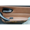 06-08 BMW E90 E91 3-Series 4dr Rear Int Door Panel Pair Terra Brown Leather OEM
