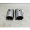  2012-2018 BMW F3x 335i 340i 435i 440i N55 B58 Chrome Exhaust Tip Cover Pair OEM
