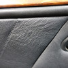 1997-2003 BMW E39 5-Series Front Int Door Card Panel Trim Pair Black Leather OEM