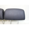 2008-2013 BMW E88 1-Series Convertible Rear Seat Headrest Pair Black Leather OEM