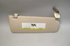 2011-2016 BMW F10 5-Series Left Front Driver's Sun Visor Oyster Beige Vinyl OEM