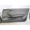 2008 BMW E88 1-Series Convertible Interior Door Panel Pair Black Leather OEM