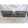 2008 BMW E88 1-Series Convertible Interior Door Panel Pair Black Leather OEM