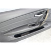 2008 BMW E88 1-Series Convertible Interior Door Panel Pair Black Leather OEM
