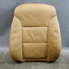 04-10 BMW E60 E61 5-Series Front Seat Backrest Cushion Natural Brown Leather OEM