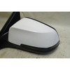14-16 BMW F10 5-Series LCI Left Outside Power-Fold Side Mirror Alpine White OEM