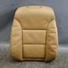 04-10 BMW E60 E61 5-Series Front Seat Backrest Cushion Natural Brown Leather OE