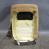 04-10 BMW E60 E61 5-Series Front Seat Backrest Cushion Natural Brown Leather OE