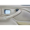 Damaged BMW Z3 Roadster Door Panel Trim Pair Sand Beige Leather 2001-2002 OEM