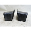 1989-1993 BMW E30 3-Series Facelift Front Bumper Air Duct Trim Pair Black OEM