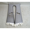 2005-2010 BMW X3 E83 Interior B-Pillar Upper Trim Cover Pair Light Grey OEM