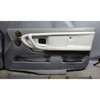 Damaged 98-99 BMW E36 2dr Front Interior Door Panels Stitched Grey Leather OEM