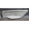 Damaged 94-99 BMW E36 3-Series Convertible Rear Side Trim Panel Inserts Grey OEM