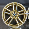 20-24 BMW X3M X4M F97 Staggered 20" Style 764M Wheel Rim Set of 4 Gold OEM 5x112