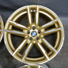 20-24 BMW X3M X4M F97 Staggered 20" Style 764M Wheel Rim Set of 4 Gold OEM 5x112