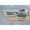 96-99 BMW Z3 Roadster Door Panels Pair Moss Green Leather Interior Trim OEM
